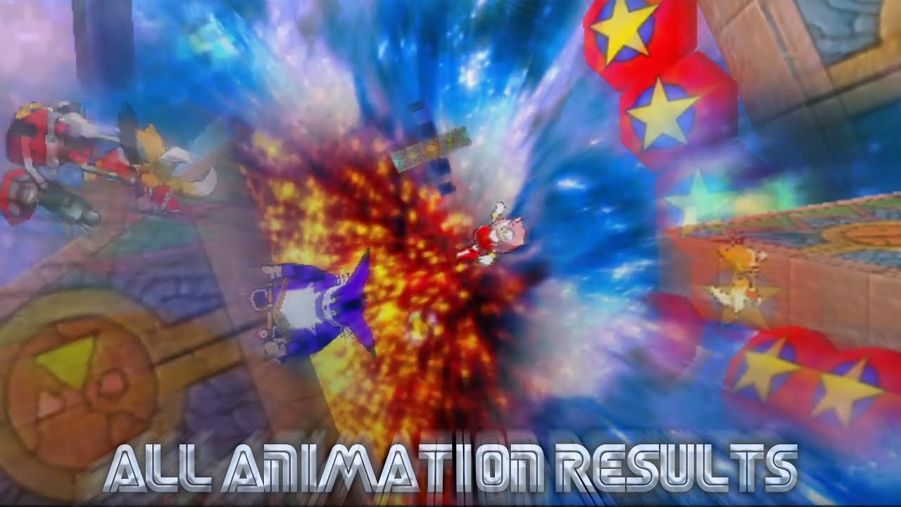 Sonic Shuffle - All Animation Results
