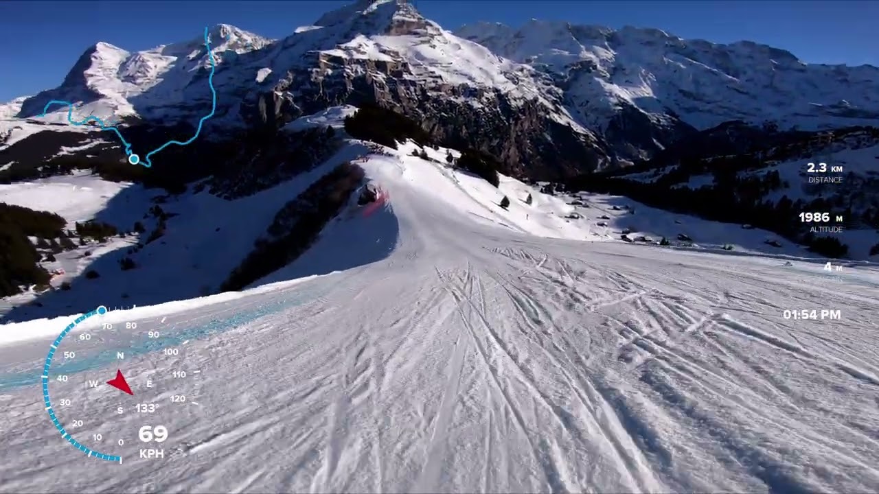 Passing 7 racers at Inferno Downhill Mürren 2024