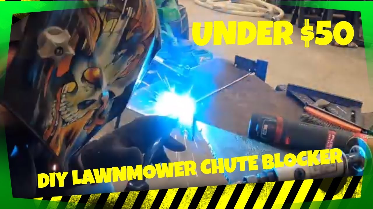 DIY Lawnmower Chute Blocker