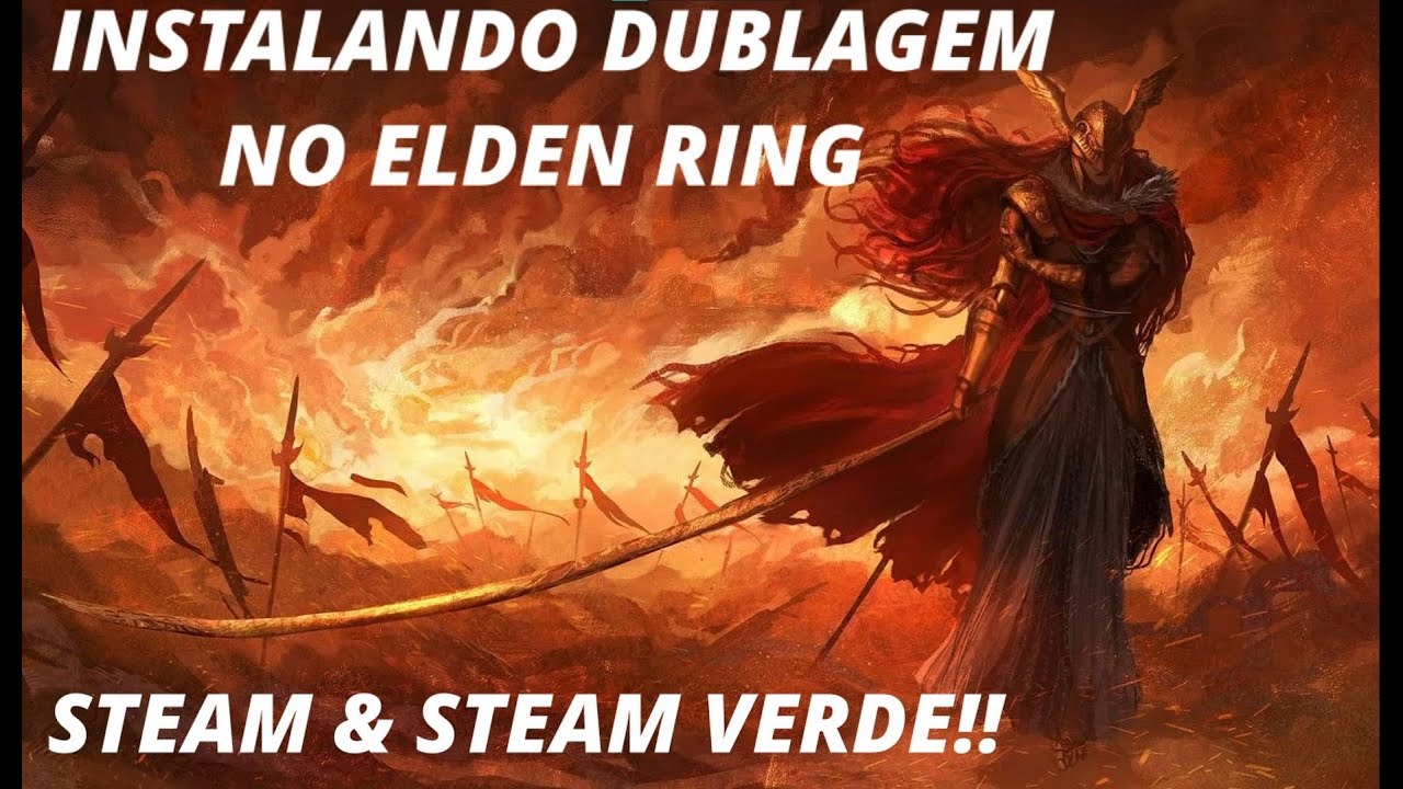 COMO INSTALAR DUBLAGEM (IA) NO ELDEN RING (STEAM & STEAM VERDE) PT-BR