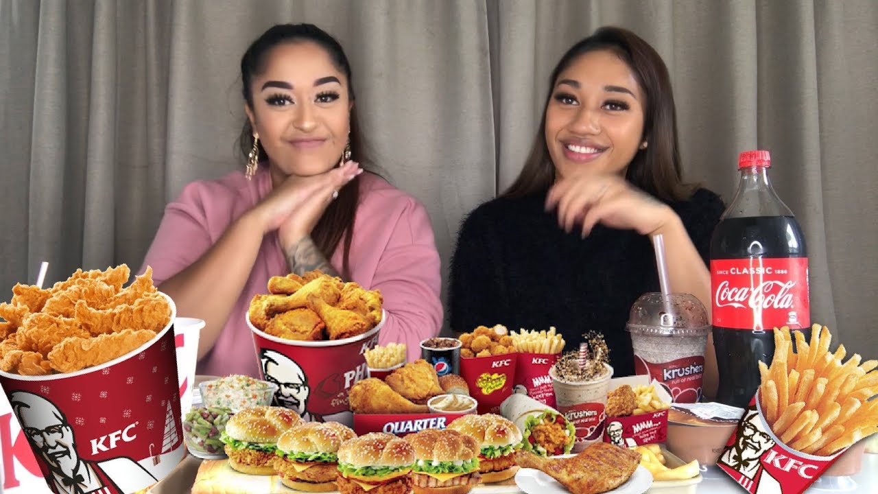 KFC MUKBANG | TEEN MOMS | Q&A | EATING SHOW |