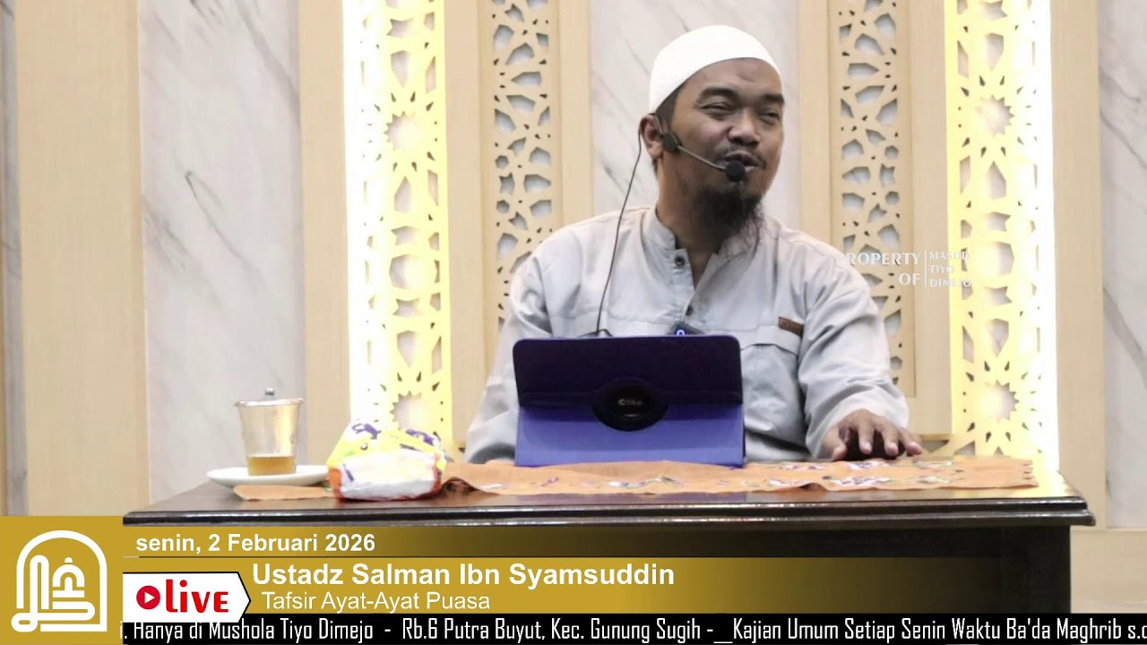 Judul : Siaran Langsung Mushola Tiyo Dimejo | Tafsir Ayat-Ayat Puasa