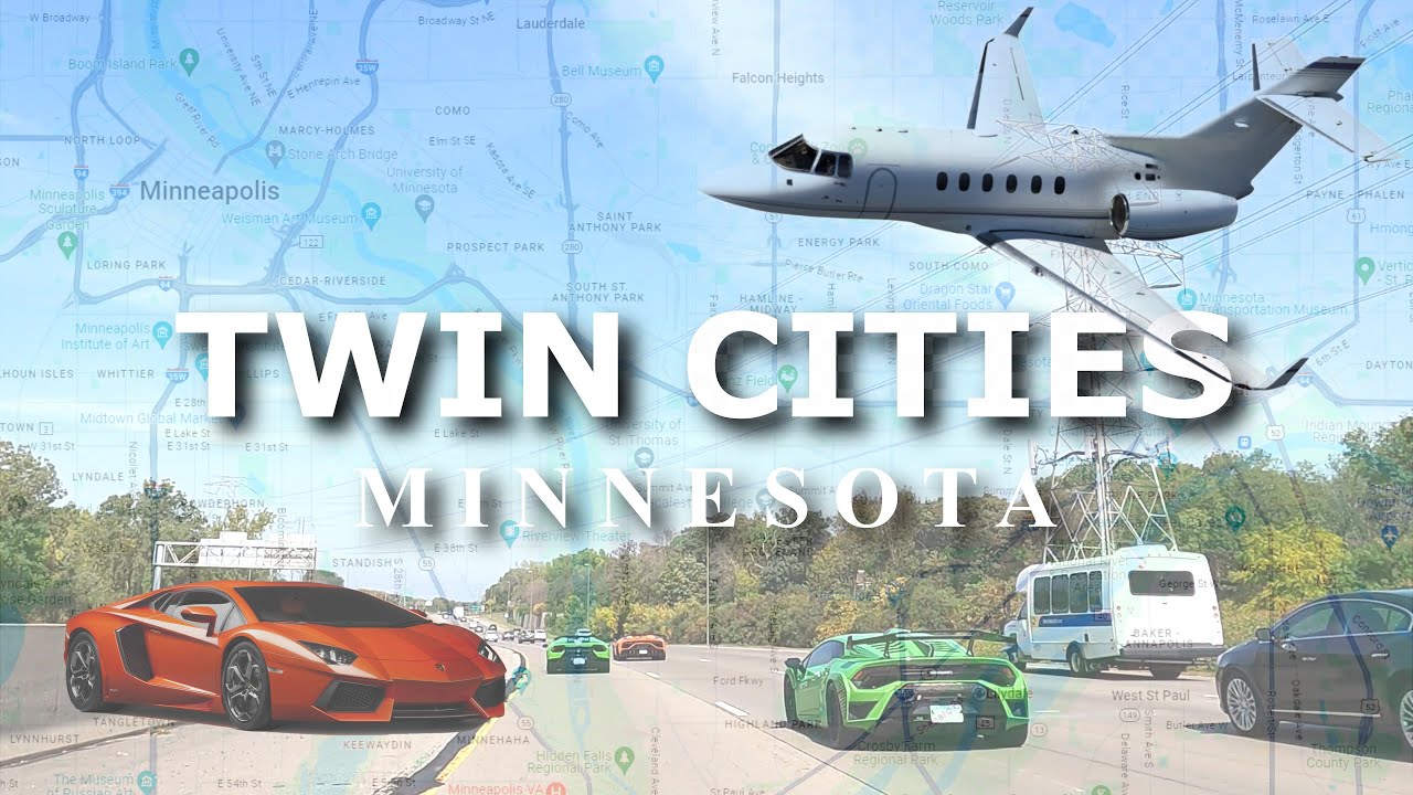 TWIN CITIES, Minnesota 🇺🇸 Road Trip 4K - Driving on I-494