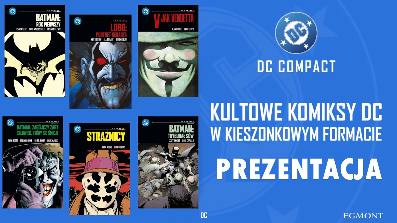 DC Compact: Kultowe komiksy DC w nowym formacie! Prezentacja kolekcji