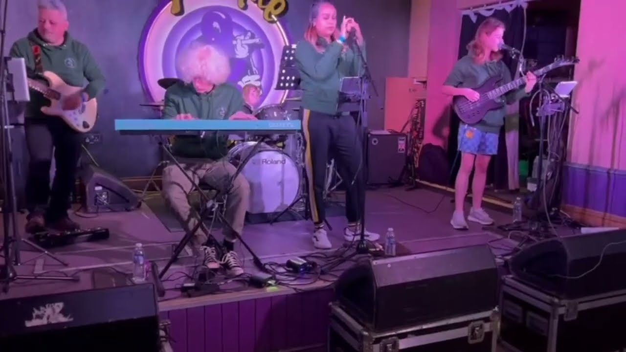 Die With A Smile - Alice Holt on Drums (7yrs old) at the Purple Turtle