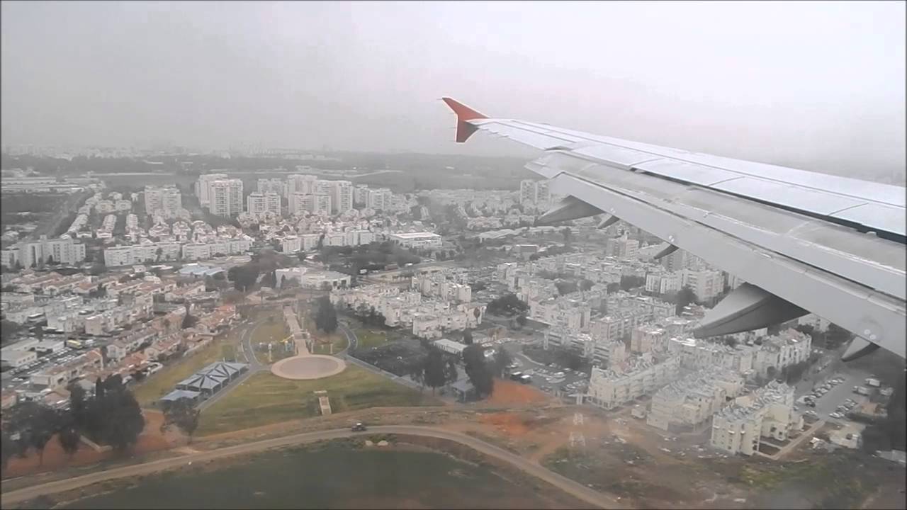 Tel Aviv - Ben Gurion [TLV] non-stop approach, landing & taxiing A321 