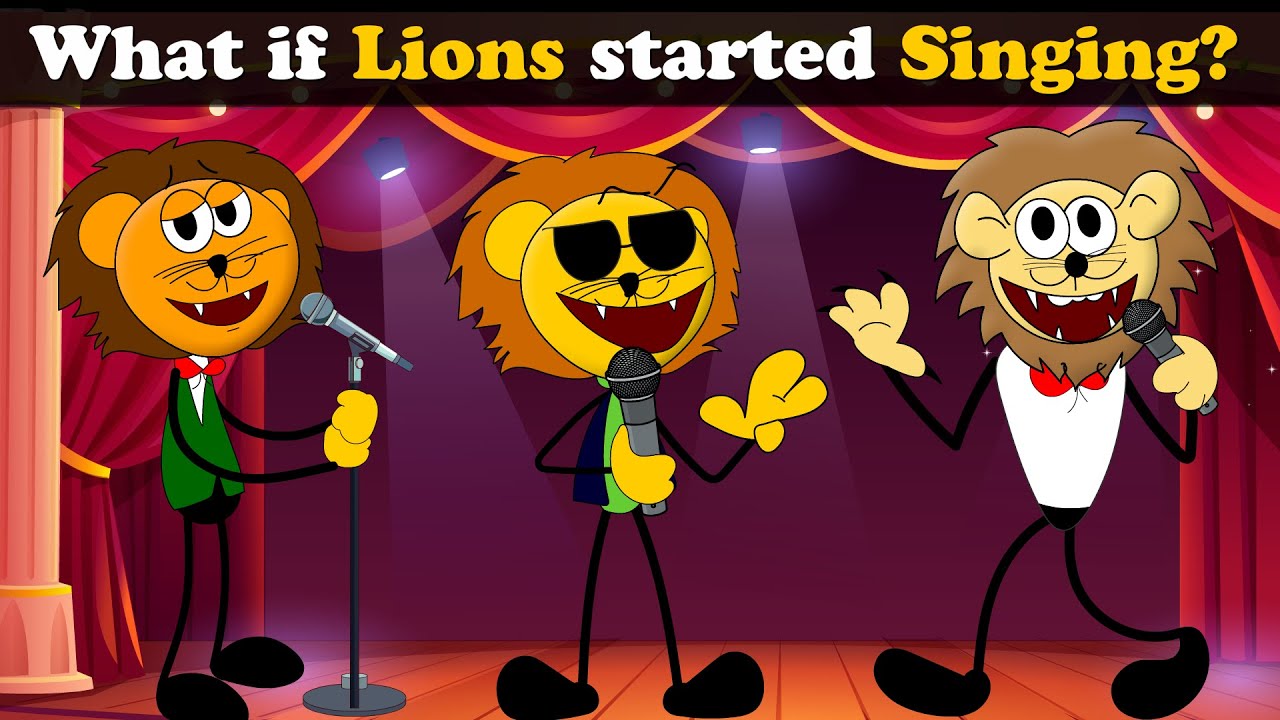 What if Lions started Singing? + more videos | #aumsum #kids #children #education #whatif