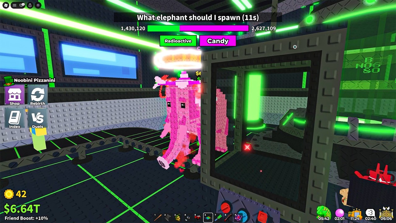 Strawberry Elephant but Mutation Candy - Steal a Brainrot