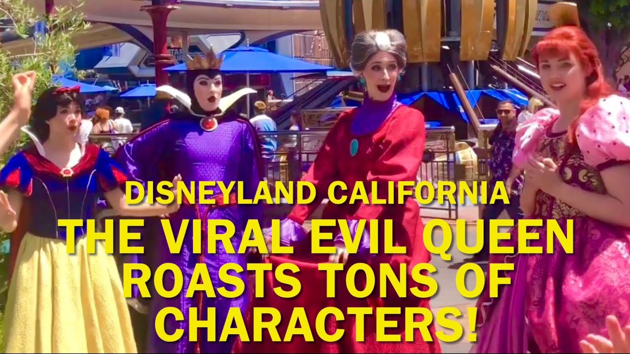 NEW: The Viral Evil Queen Savagely ROASTS Other Characters at Disneyland! 2023 