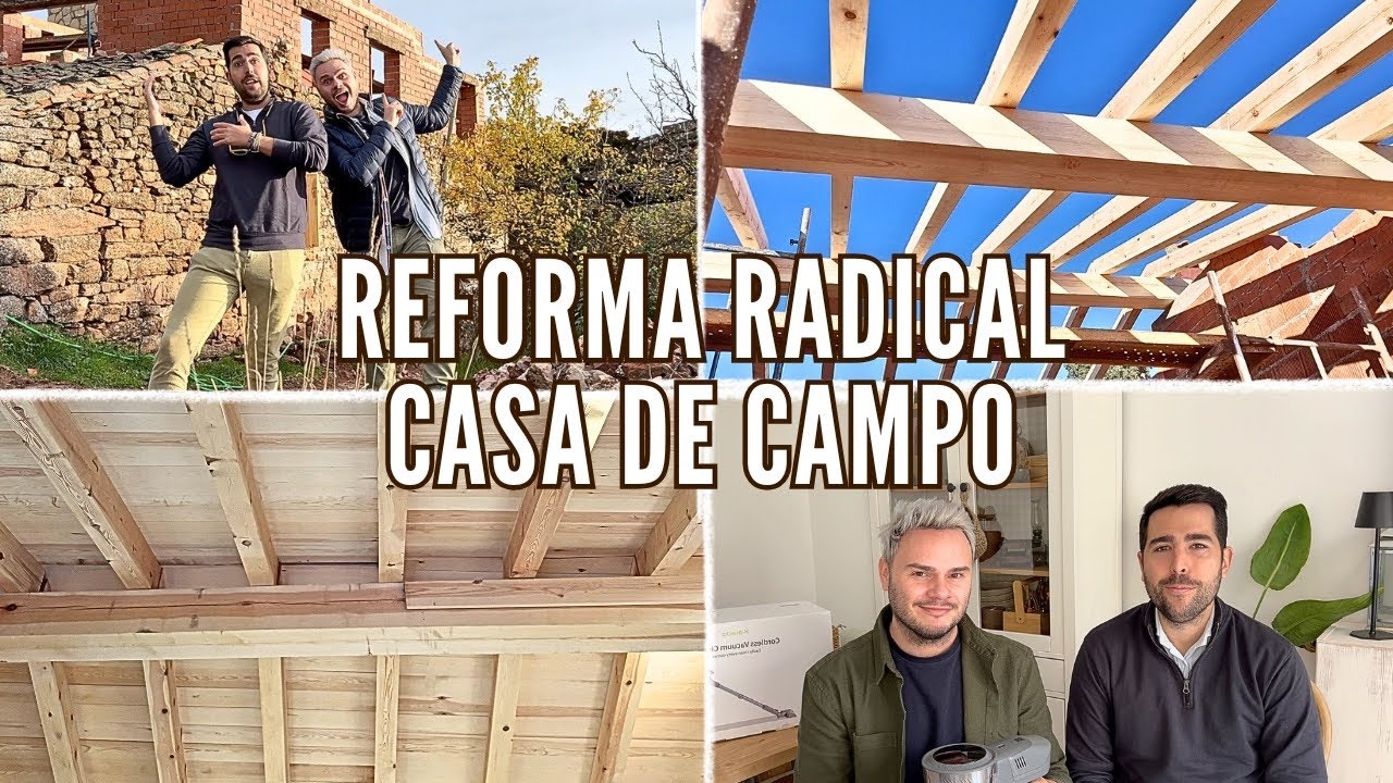 🏡 CAMBIO RADICAL de la CASA DE CAMPO 🪚 CUMPLIMOS UN SUEÑO 😱 #Decoración #obras #ideas #diy