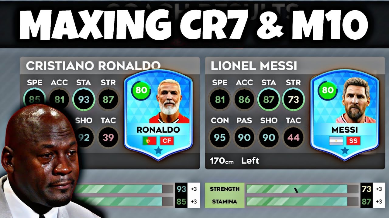 MAXING CR7 & M10. 😭 The Legends Have Faded!!!