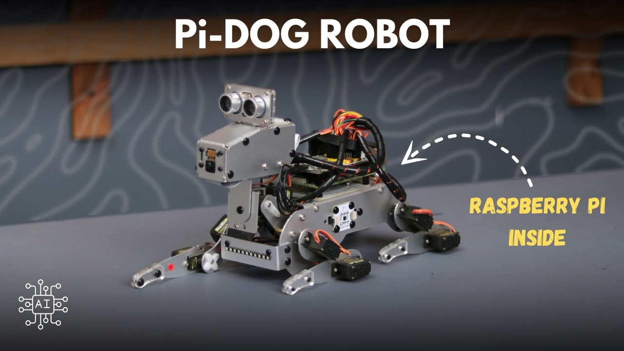 DIY Pi-Dog Robot Kit | AI-Powered Robotic Dog