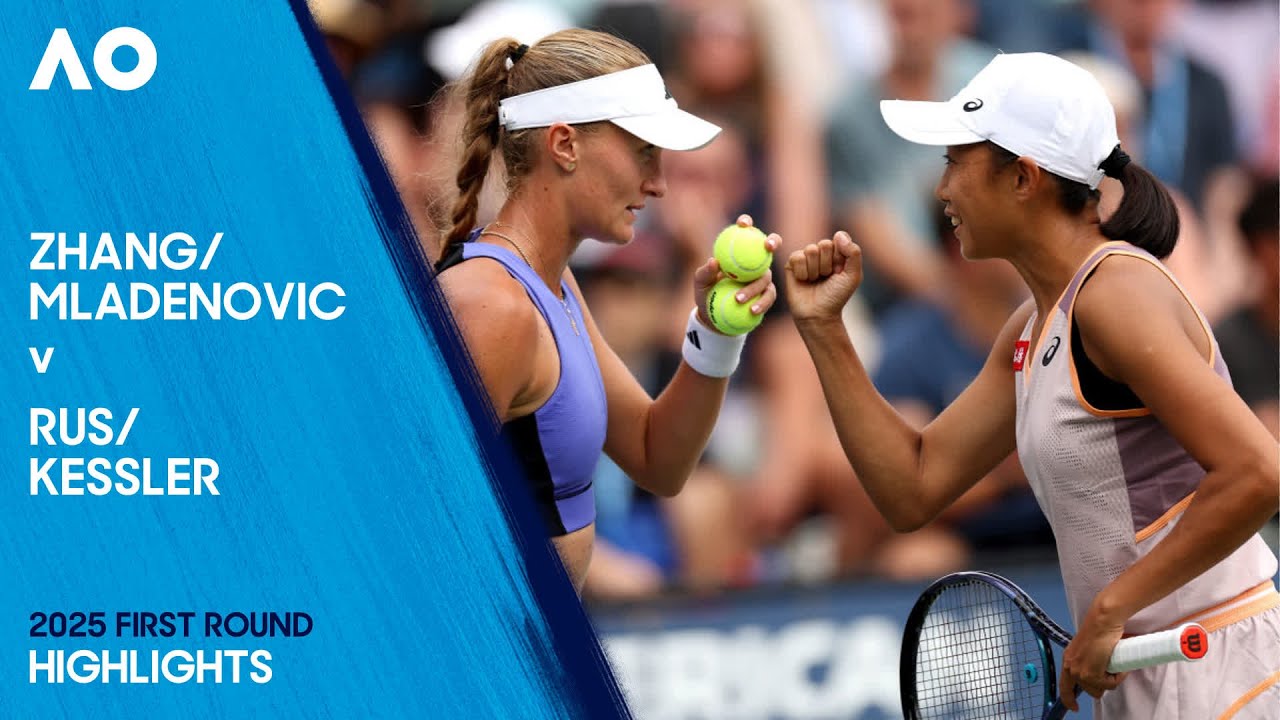Zhang/Mladenovic v Rus/Kessler Highlights | Australian Open 2025 First Round