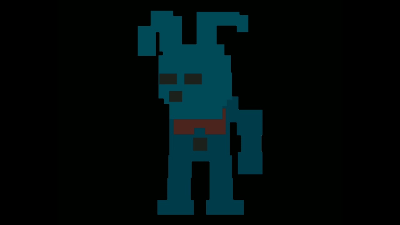 8 Bit animatronics sings fnaf song
