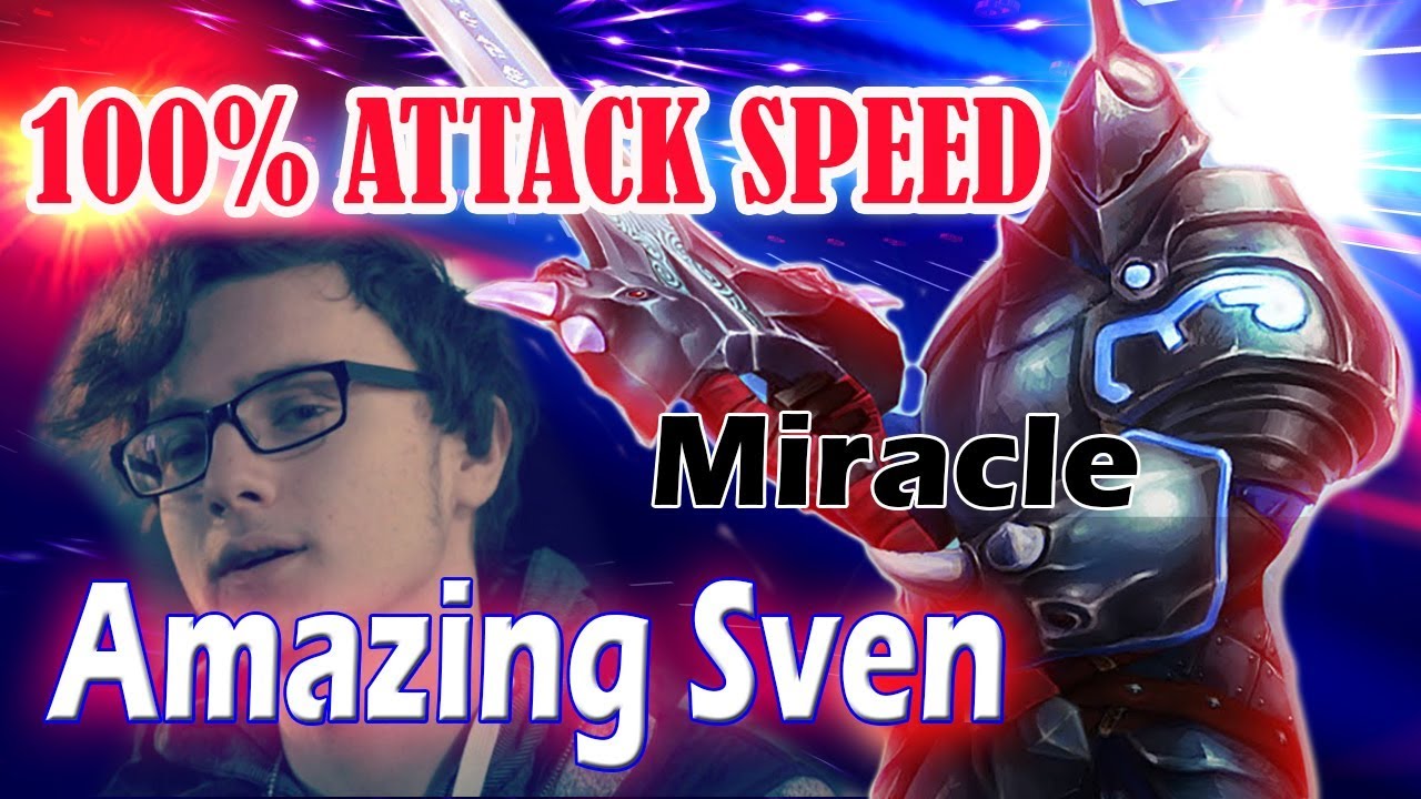 Dota 2 gameplay, dota 2 pro play, dota 2 miracle (100% ATTACK SPEED)