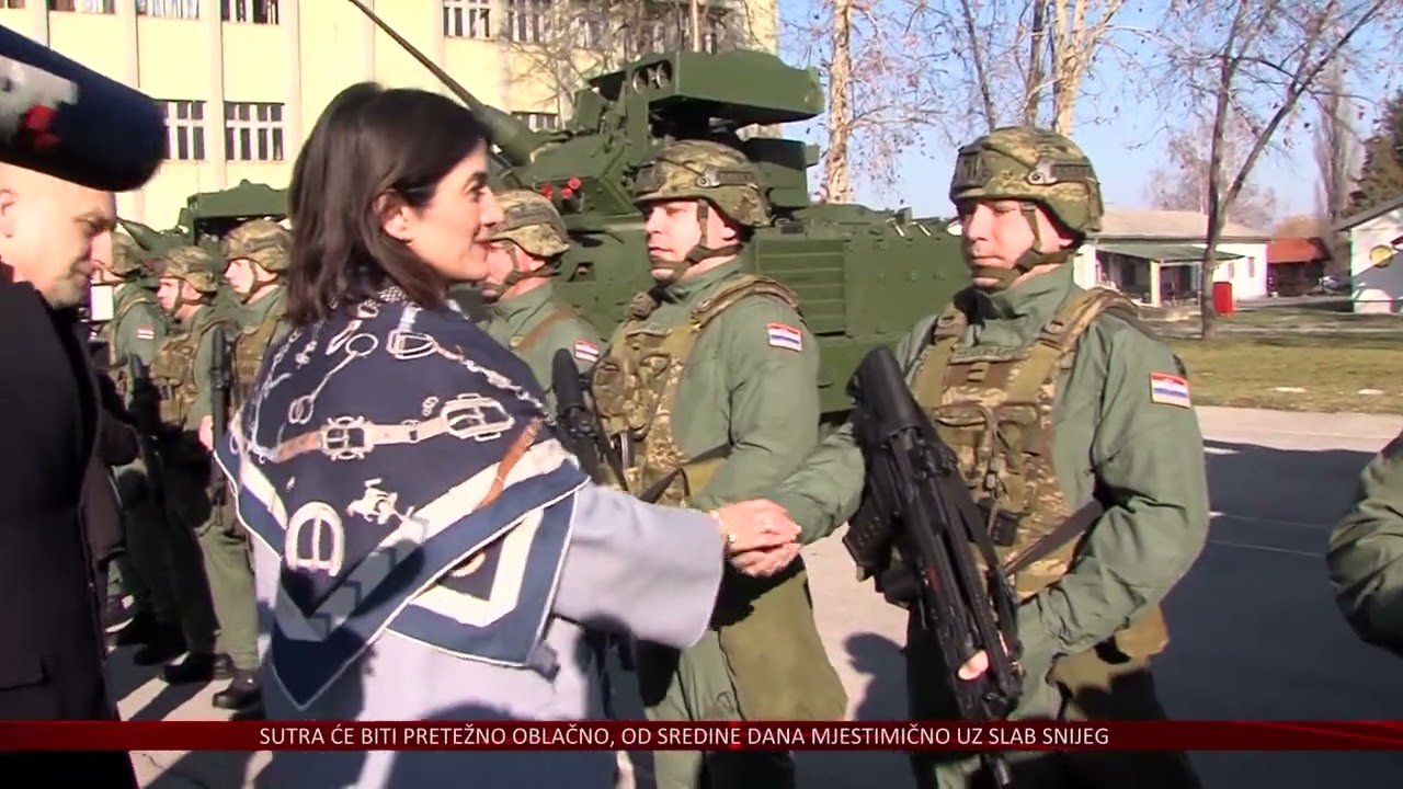 Prva četiri borbena vozila Bradley predana na upotrebu Hrvatskoj vojsci u Našicama