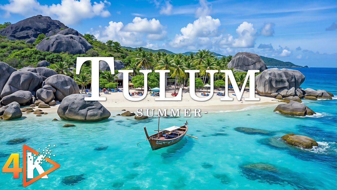 Tulum 4K &ndash; Caribbean Paradise, White Sand Beaches & Ancient Mayan Charm
