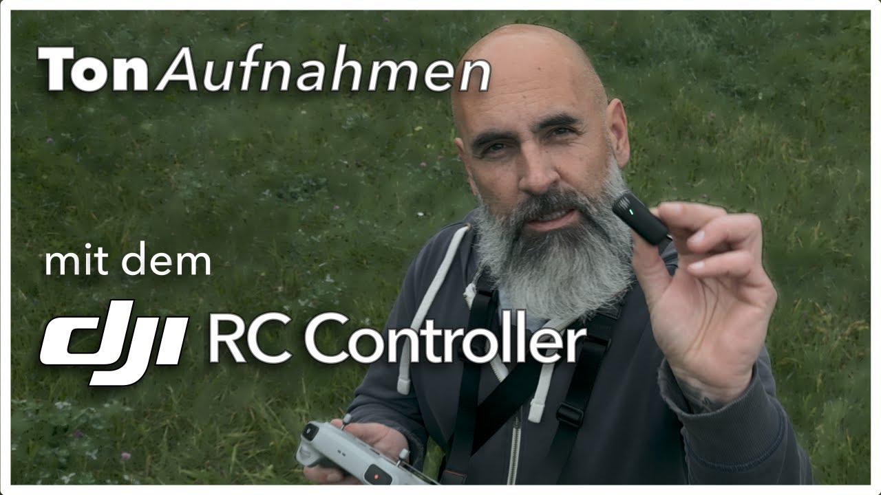 Tonaufnahme mit dem DJI RC Controller | DJI Mini 3 Pro | Lavalier-Mikrofon | up high Drohnen Tipps