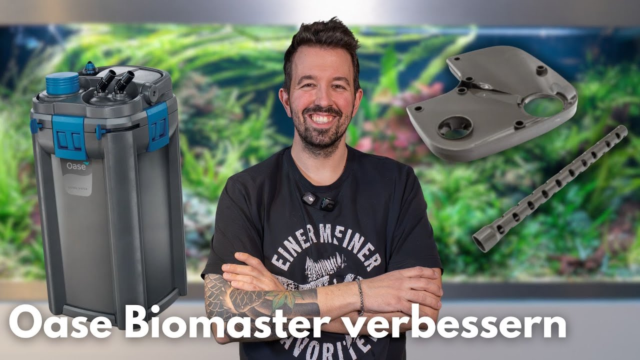Alten Oase Biomaster verbessern: Pumpenkopf & Vorfilterrohr umbauen