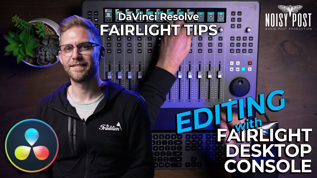 Blackmagic Design's Fairlight Desktop Console | AUDIO EDITING IN DAVINCI RESOLVE