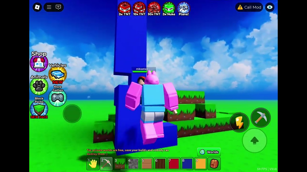 I Built a Giant NOOB in Voxel Sandbox! 😱✨ | Crazy Roblox Build Battle #Voxel  #robloxgames