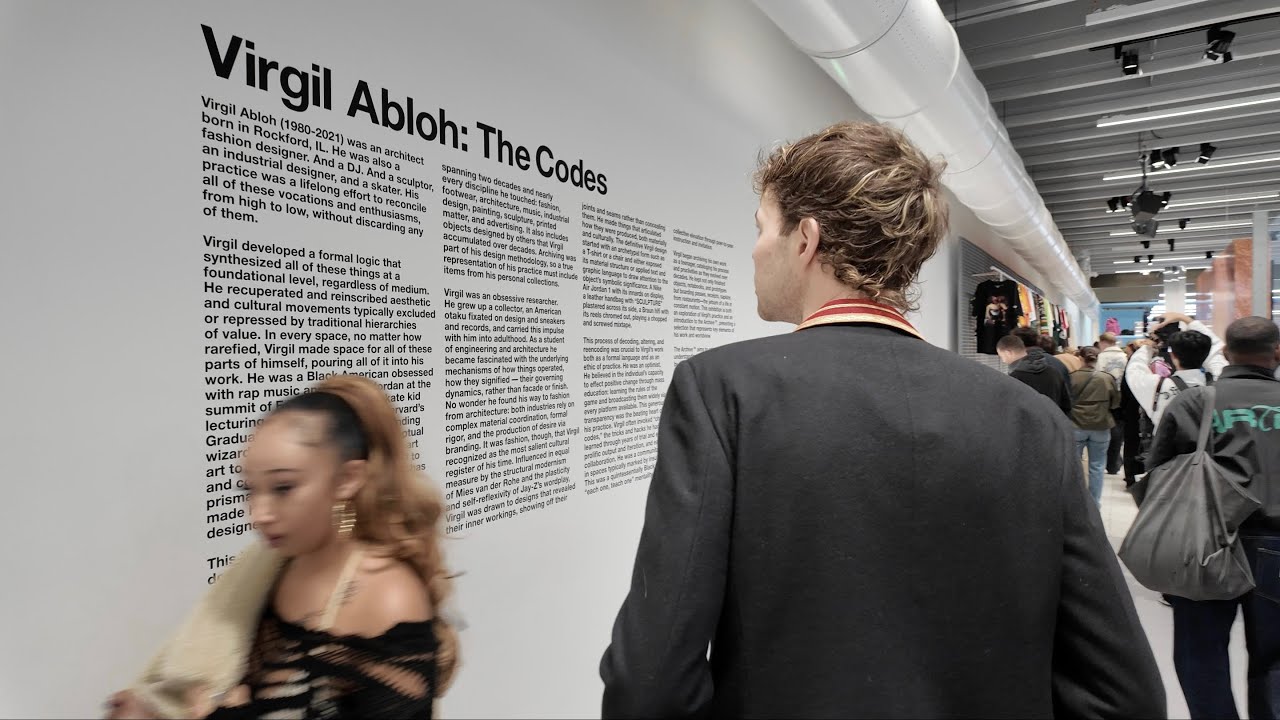 Virgil Abloh wrote the code. Filmed at Grand Palais Paris. FKA twigs afterparty.