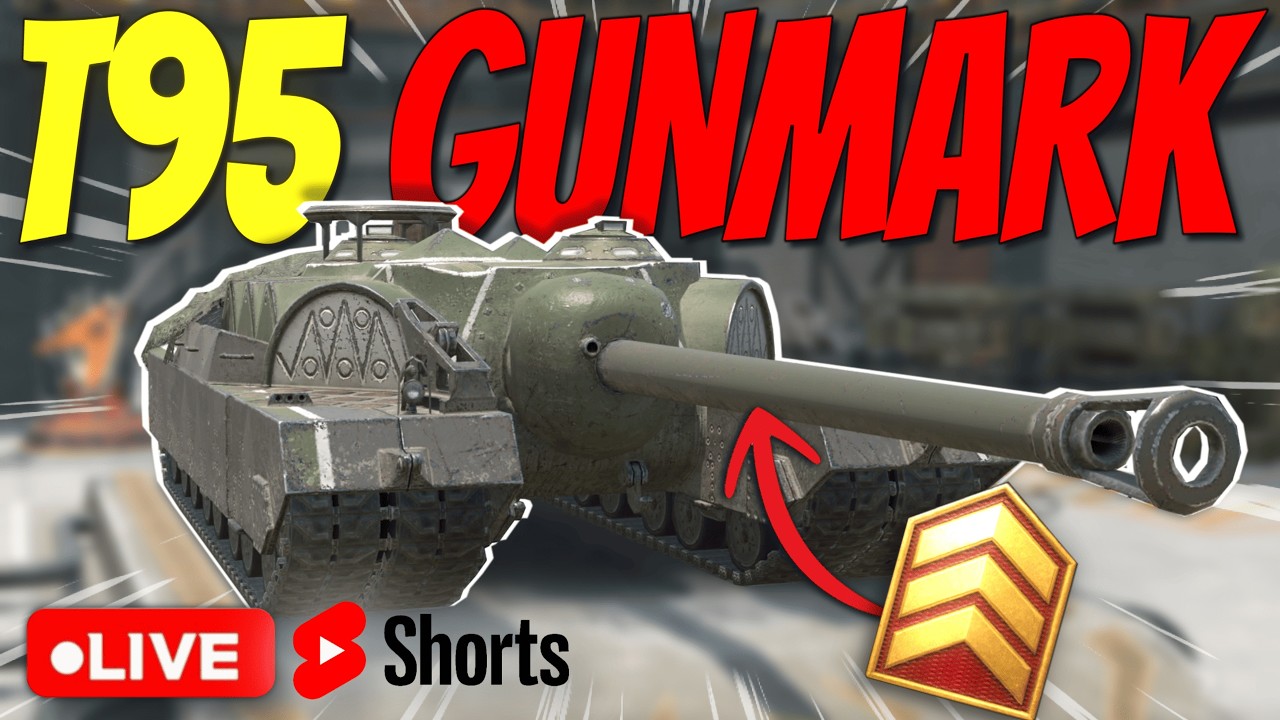 T95 Gunmark || WoT Blitz | #shorts #wotb #worldoftanksblitz