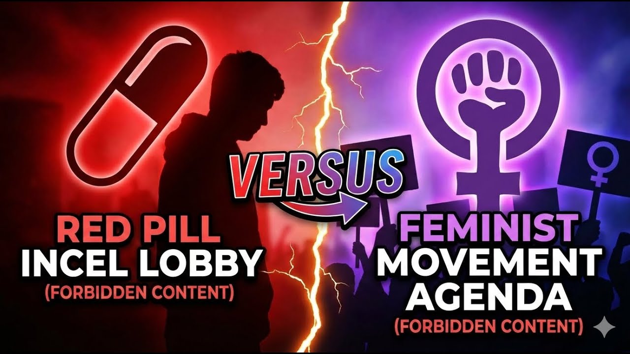 Red Pill Incel Lobby versus Feminist Movement Agenda (FORBIDDEN CONTENT)