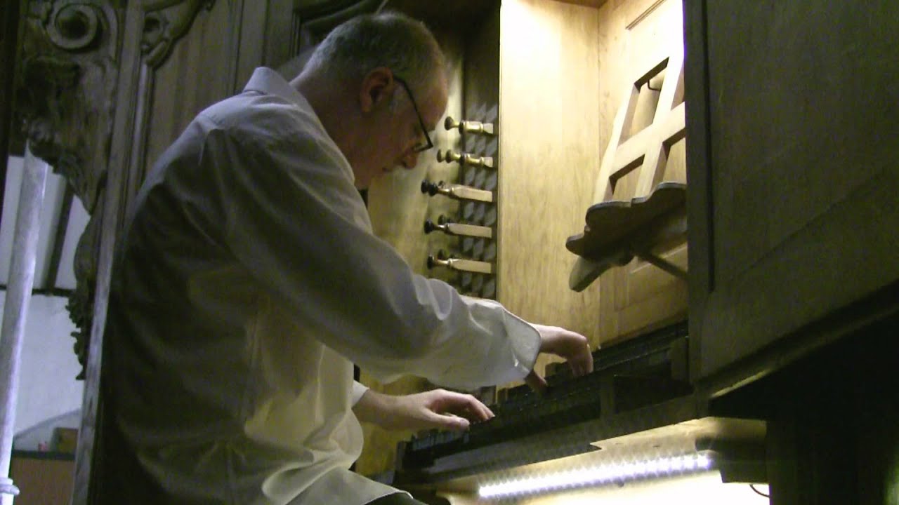 Michel Alabau l'orgue St-Séverin Paris Tierce en taille improvisé