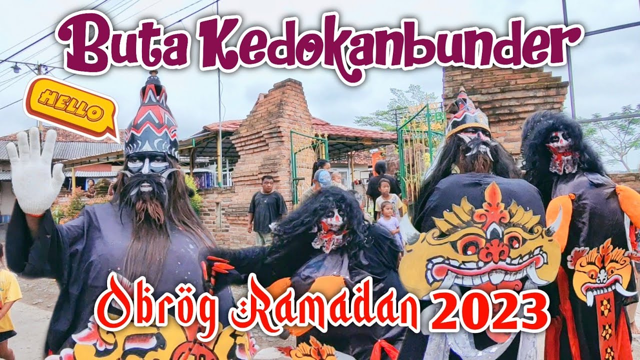 Obrog Ramadan 2023 Buta Kedokanbunder Nakutin Orang Lagi Ngabuburit di Jalanan