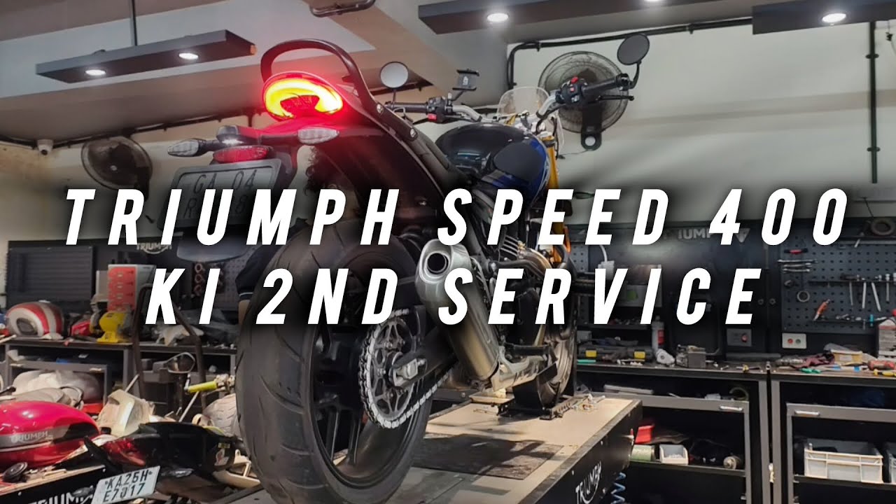 Triumph Speed 400 2nd Service Detailed Video | Unexpected Cost | Goa Triumph #trending #automobile
