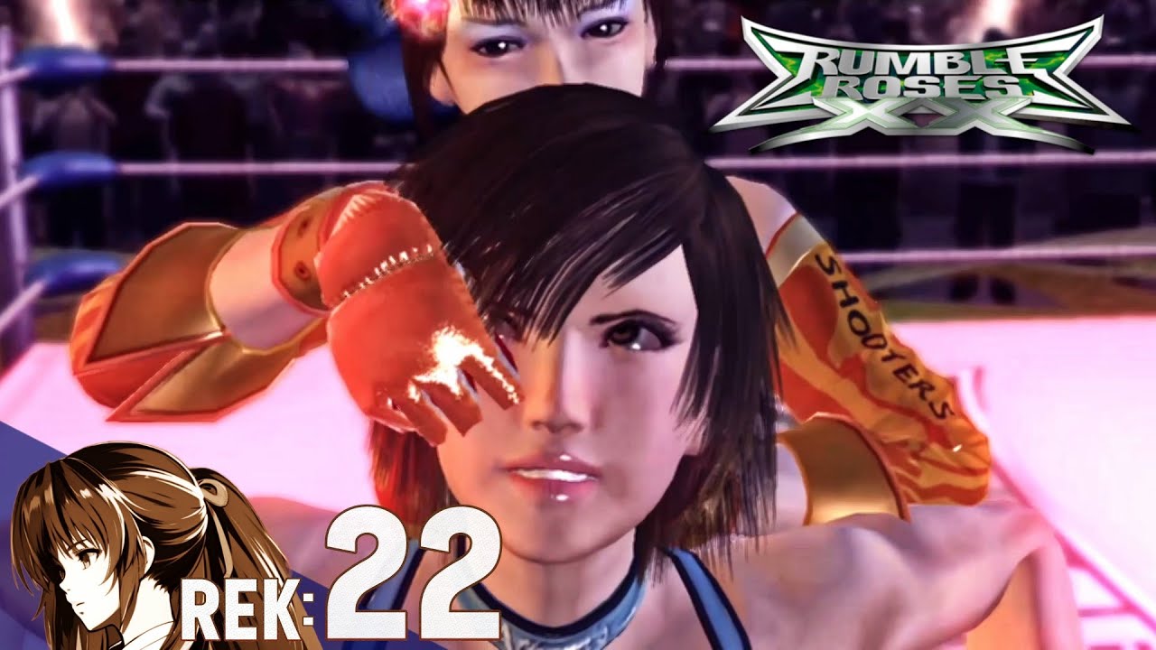 Rumble Roses XX - Reiko (Lose) vs The BBD - ランブルローズXX | #22 日ノ本零子/ブラック・ベルト・デーモン