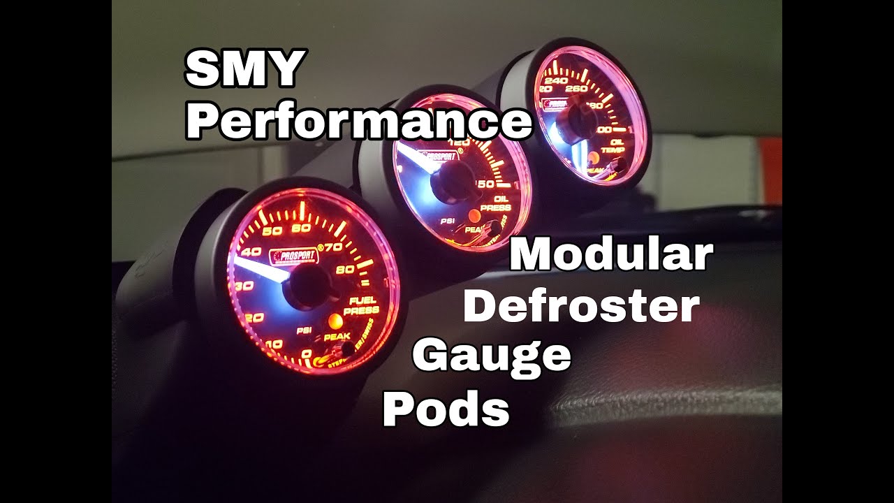 2015 SUBARU WRX STI - SMY Performance Modular Defroster Gauge Pods - Installation - OCTurboJoe