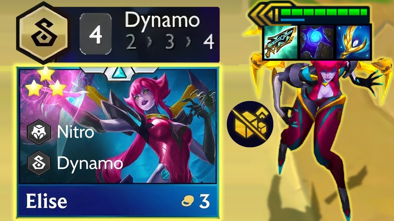 ELISE CƠ ĐIỆN SKILL LIÊN TỤC BẮN TAN LOBBY CARRY CỰC ẢO | DTCL MÙA 14