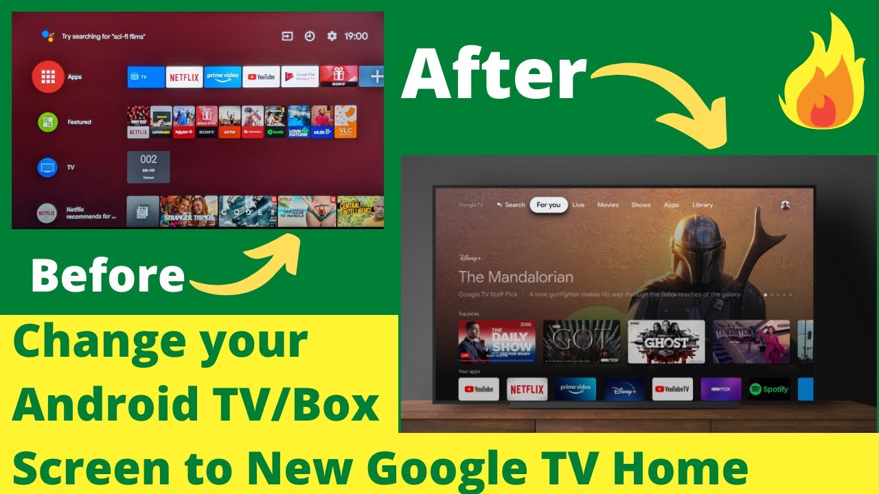 Get New Google TV Home Launcher for Your Android TV/Box (Installation Guide)