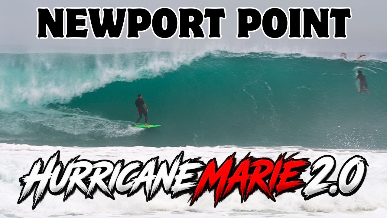 УРАГАН MARIE 2.0 ПРЕВРАЩАЕТ NEWPORT BEACH В PIPELINE