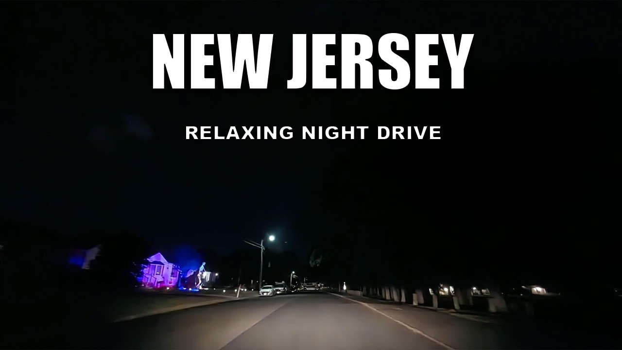 Central Jersey After Dark! | New Jersey Night Drive Tour #relaxing #explore
