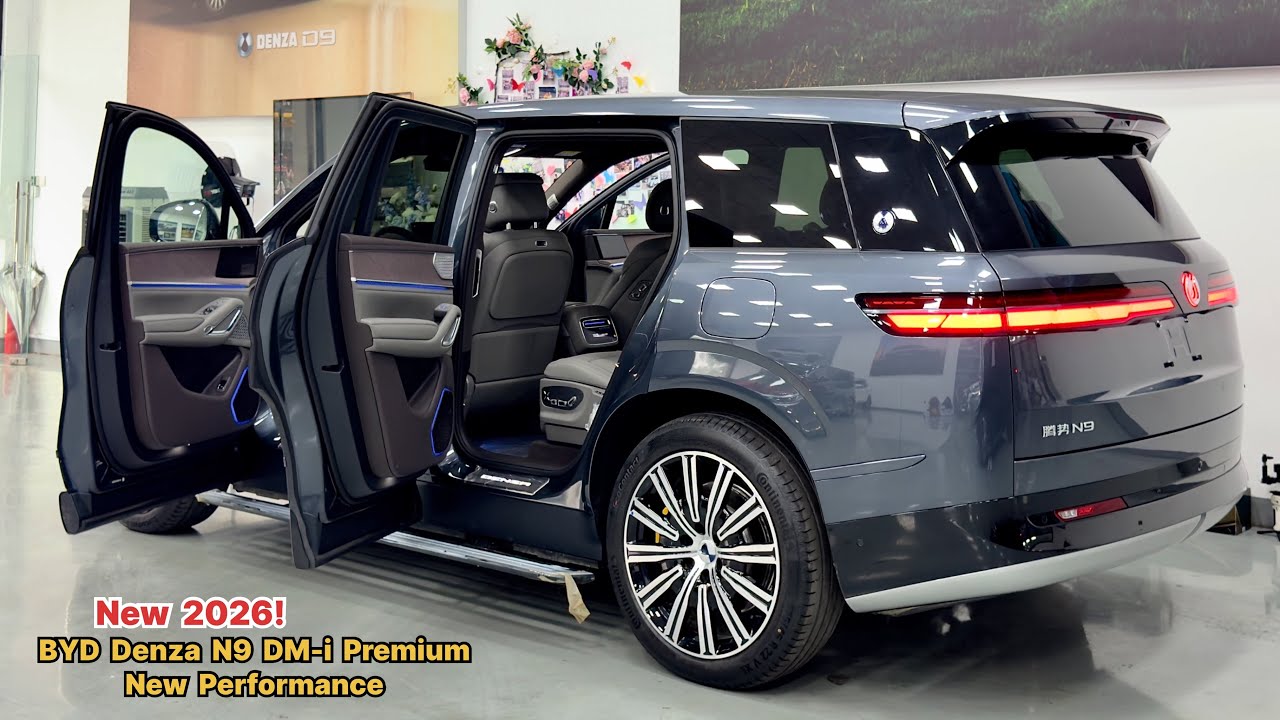New 2026! New Premium BYD Denza N9-E3 Flaship Phev : New Performance Comfort Interior, Exterior Show