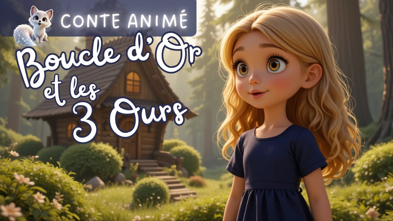 Boucle d’Or et les Trois Ours 🐻 | LE VRAI Conte animé pour enfant amusant pour dormir✨ Fin mignonne