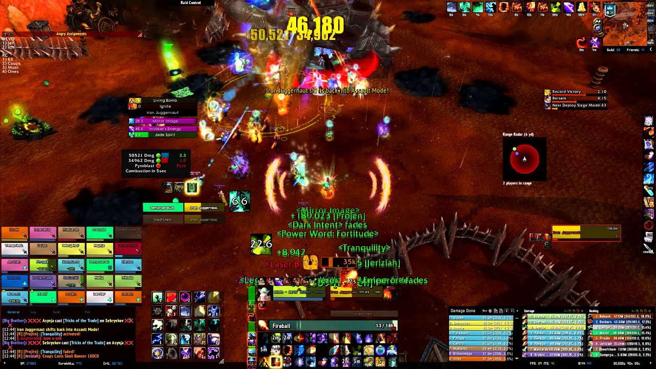 WoW SoO Air vs Iron Juggernaut 25M Heroic (Fire Mage PoV)