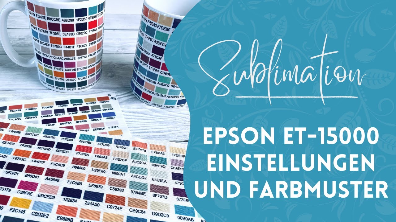 Druckereinstellungen für Sublimation & Farbmuster erstellen