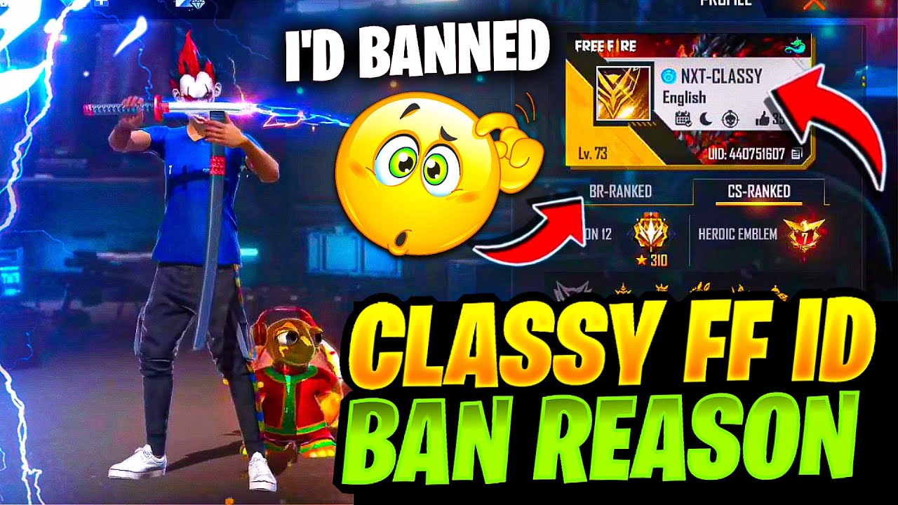 Classy FF Id Banned Real or Fake ? 🤩- para SAMSUNG A3,A5,A6,A7,J2,J5,J7,S5,S6,S7,S9,A0, || FREEFIRE