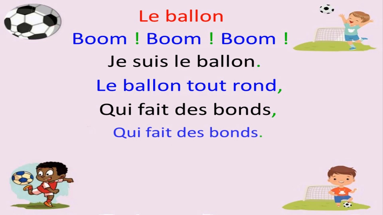 Chant : le ballon