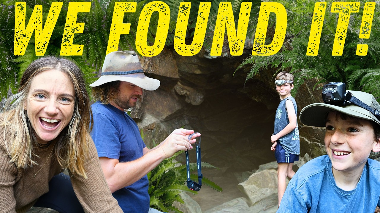 🔍Hidden in the Bush: We Found the Old Gold‑Rush Tunnel 💰
