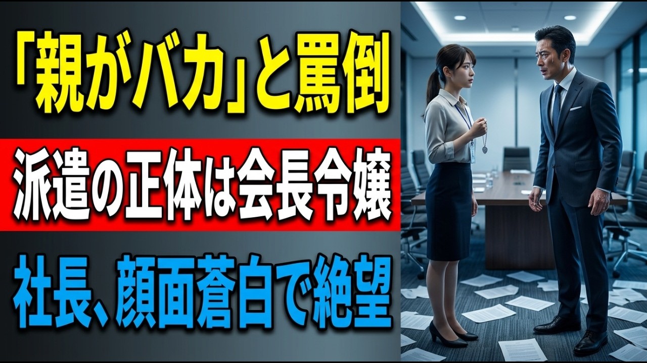 「親がバカだから派遣してんだろw」東大卒社長に侮辱された女性派遣社員。「話しますか？」とスマホで呼び出した結果、社内が地獄絵図に…