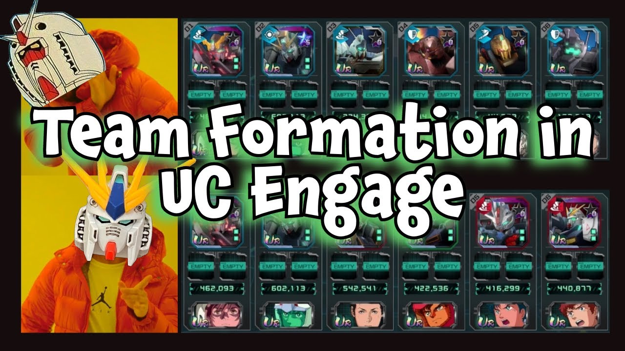 Team Formation in Gundam UC Engage | What To Use/Mixed or Mono Color Team?