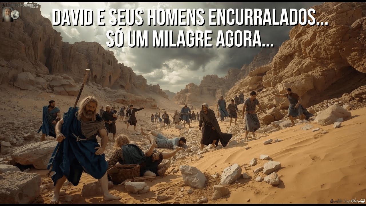 3644. 1 Samuel 23,19-28. David é encurralado por Saul, vai morrer, mas desmorre por um milagre