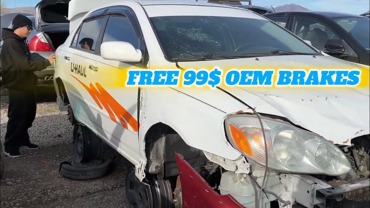 JUNKYARD BRAKE PADS VS TURBO HONDA ( I Hope We’re Able To Stop ) 