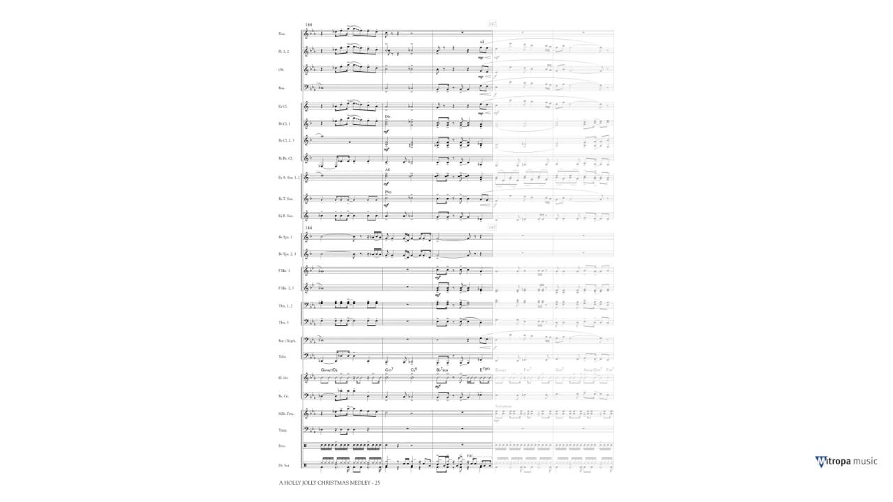 A Holly Jolly Christmas Medley – arr. Stefan Schwalgin