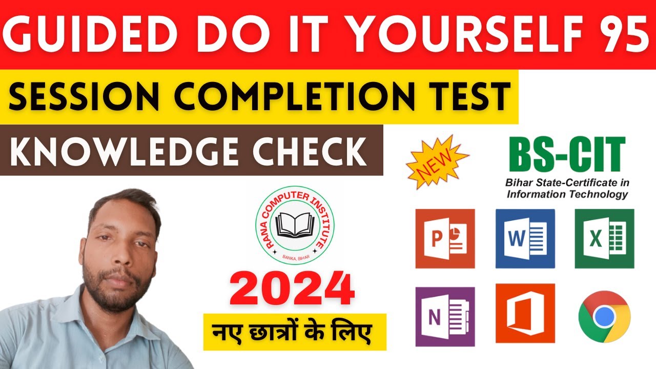 GUIDED DO-IT-YOURSELF SESSION 95 | BS-CIT SESSION 48 [HINDI]